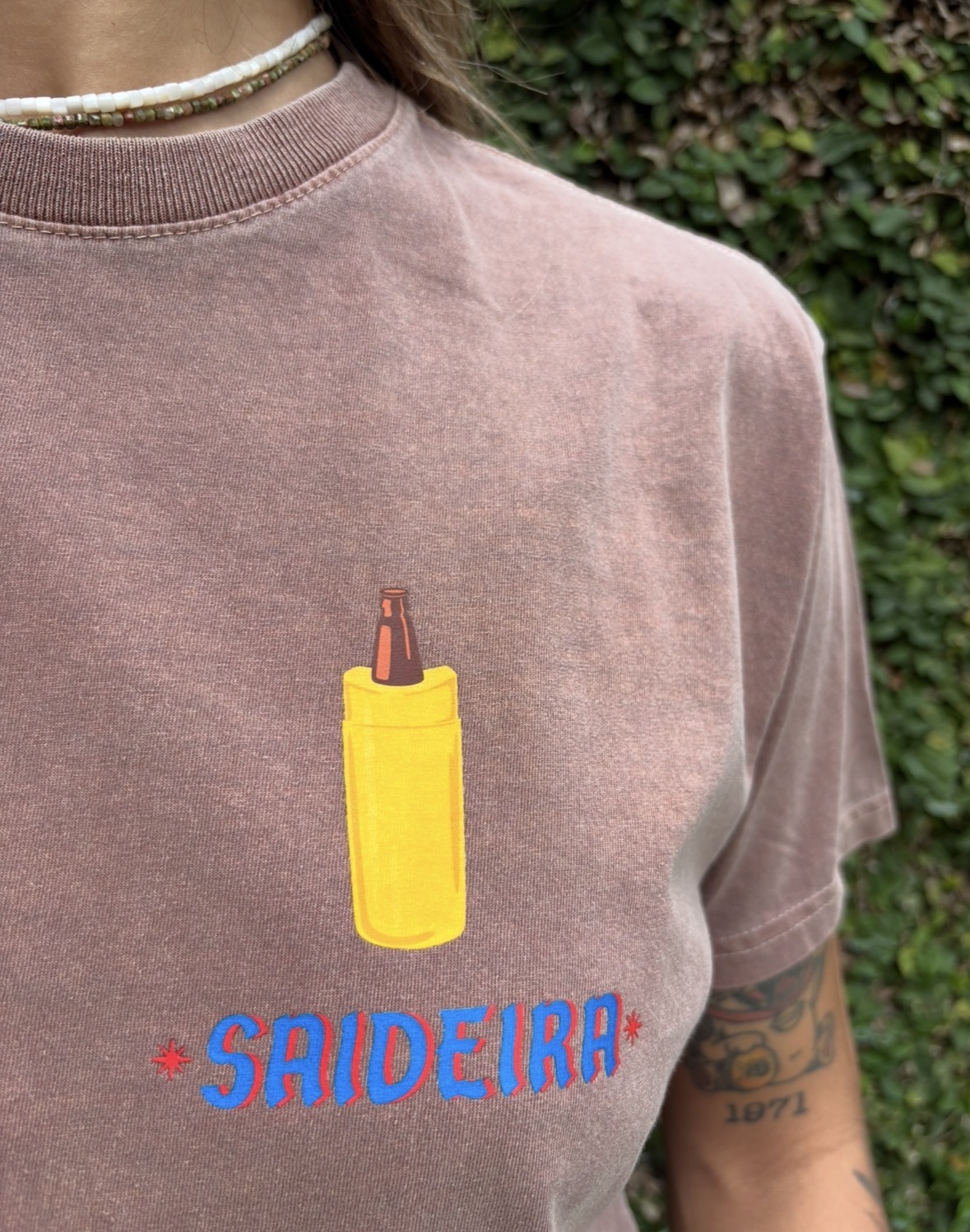 Camiseta estonada Saideira